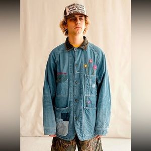 Kapital Kountry Denim Jacket Oversized Patchwork 14oz Japanese Denim Embroidered